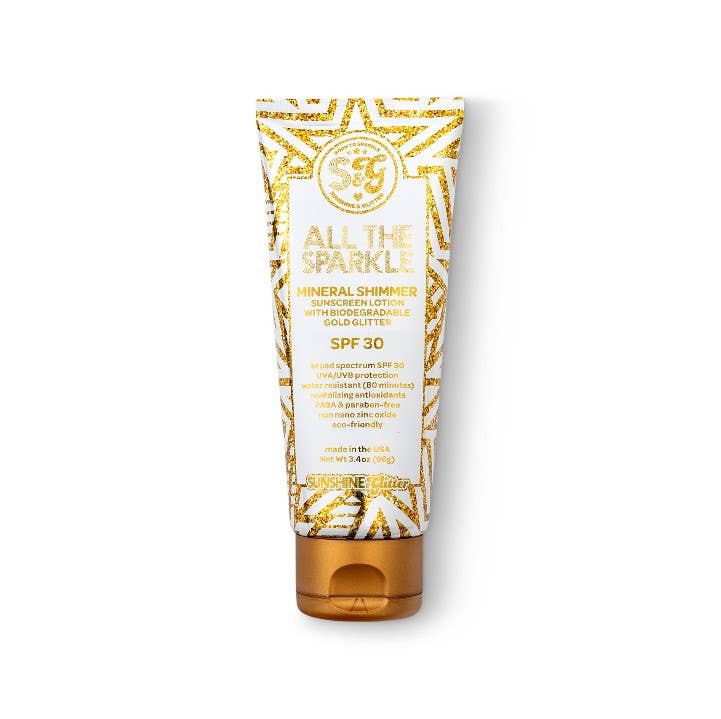 Sunshine & Glitter - All the Sparkle Mineral Shimmer Sunscreen SPF 30
