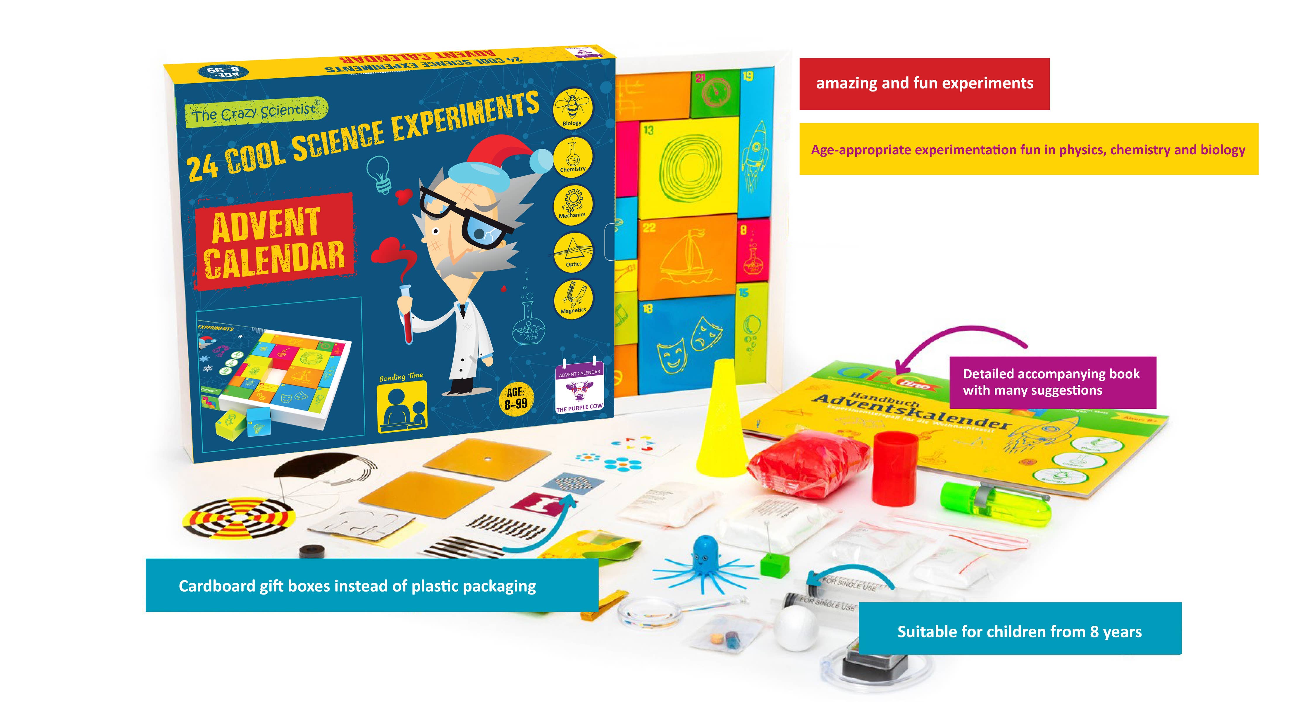 The Purple Cow America Inc. - The Crazy Scientist - Science Advent Calendar