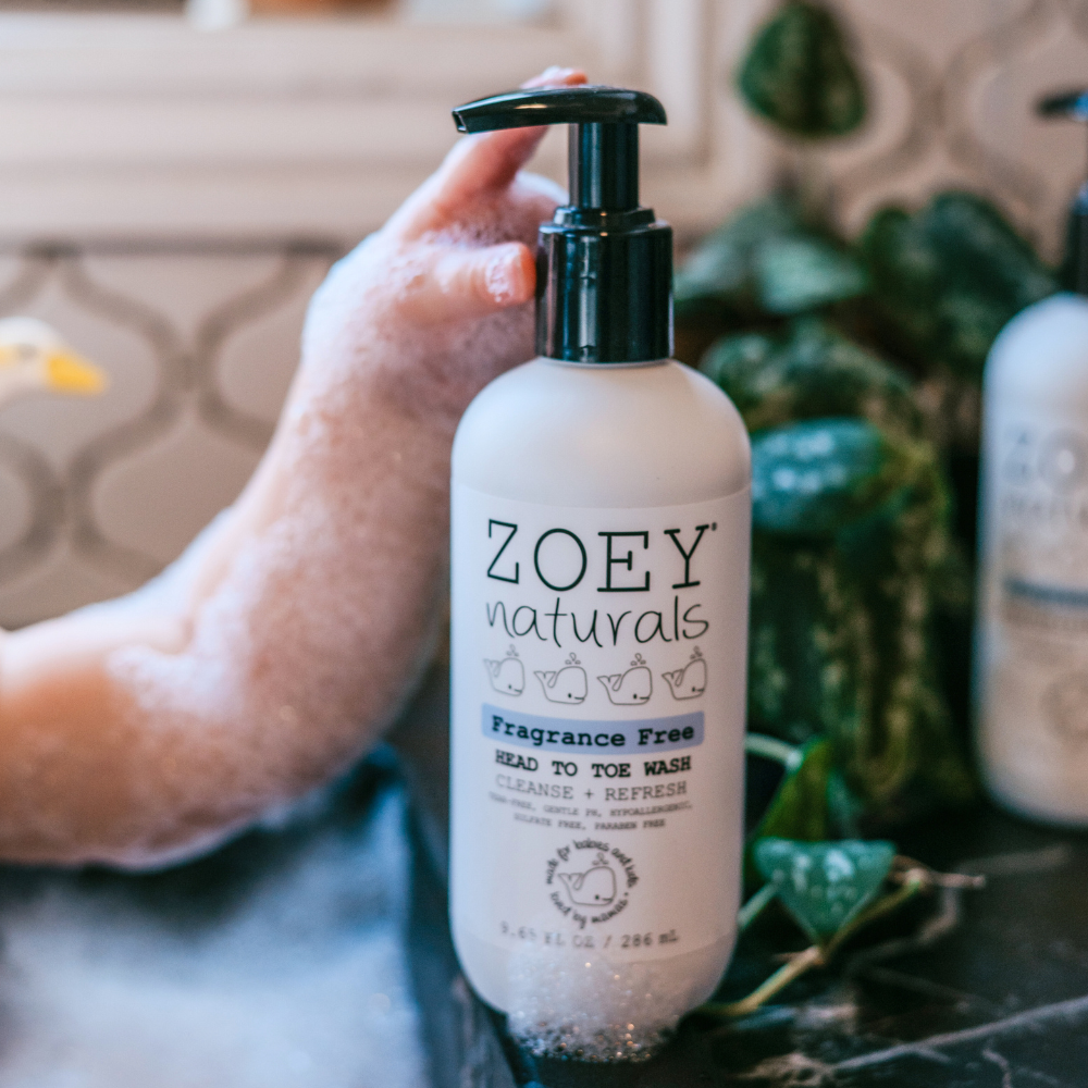 Zoey Naturals - Fragrance Free Head To Toe Wash