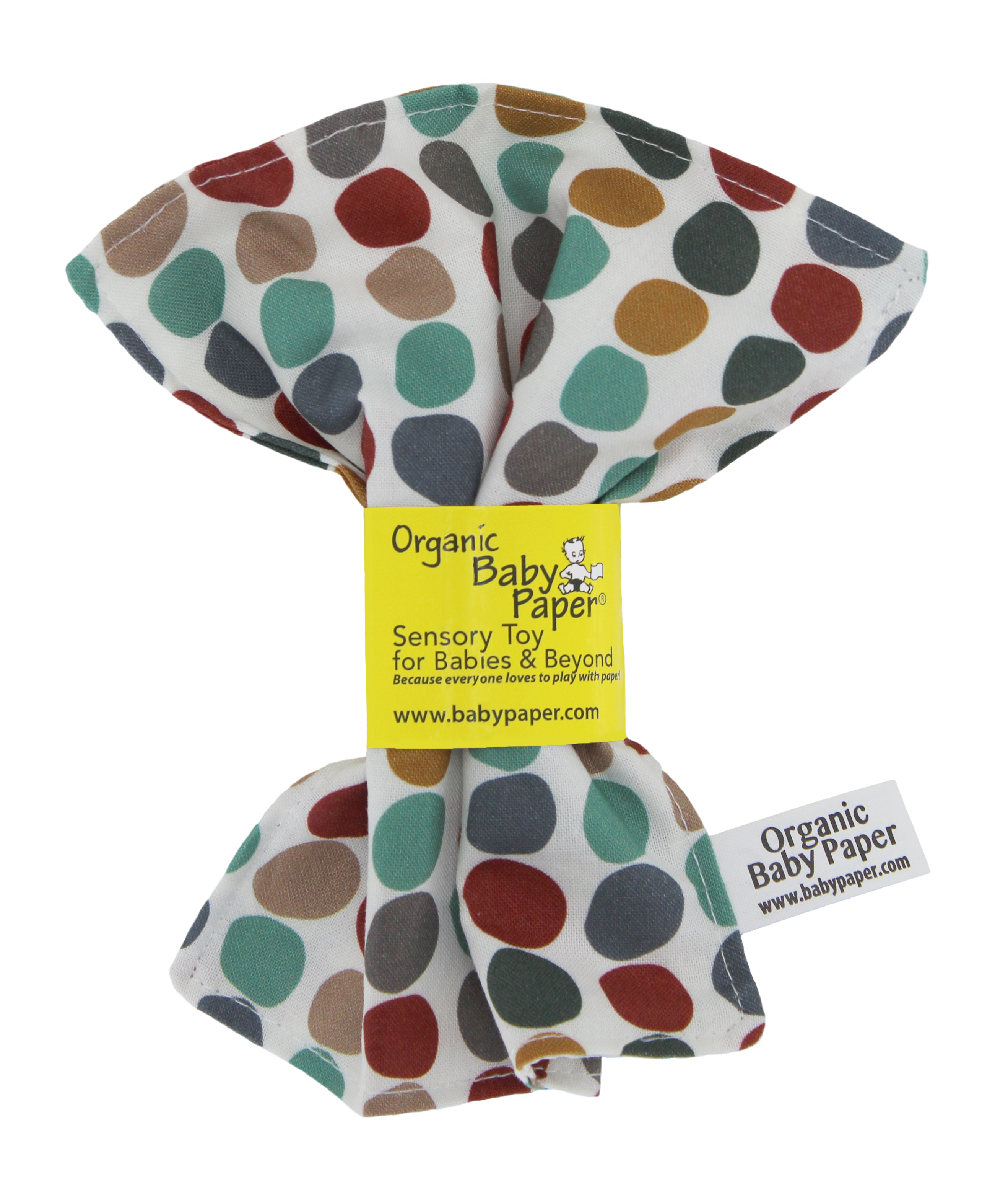 BABY PAPER - Baby Paper Organic Crinkle Sensory Toy – Pebbles