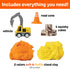 Sensory Mini Play Kit Jar with Cloud Clay: Construction Them