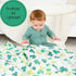 LollyBanks - Lucky Shamrock St. Patrick's Day Themed Baby Swaddle Blanket