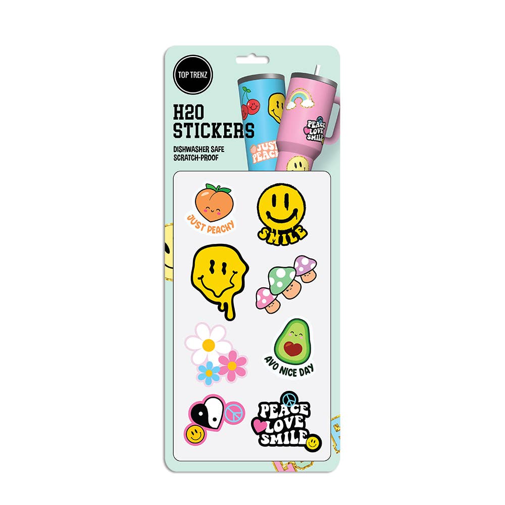 H20 Flask Vinyl Sticker Packs assortment