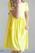 Mila & Rose - Yellow S/S Pocket Twirl Dress