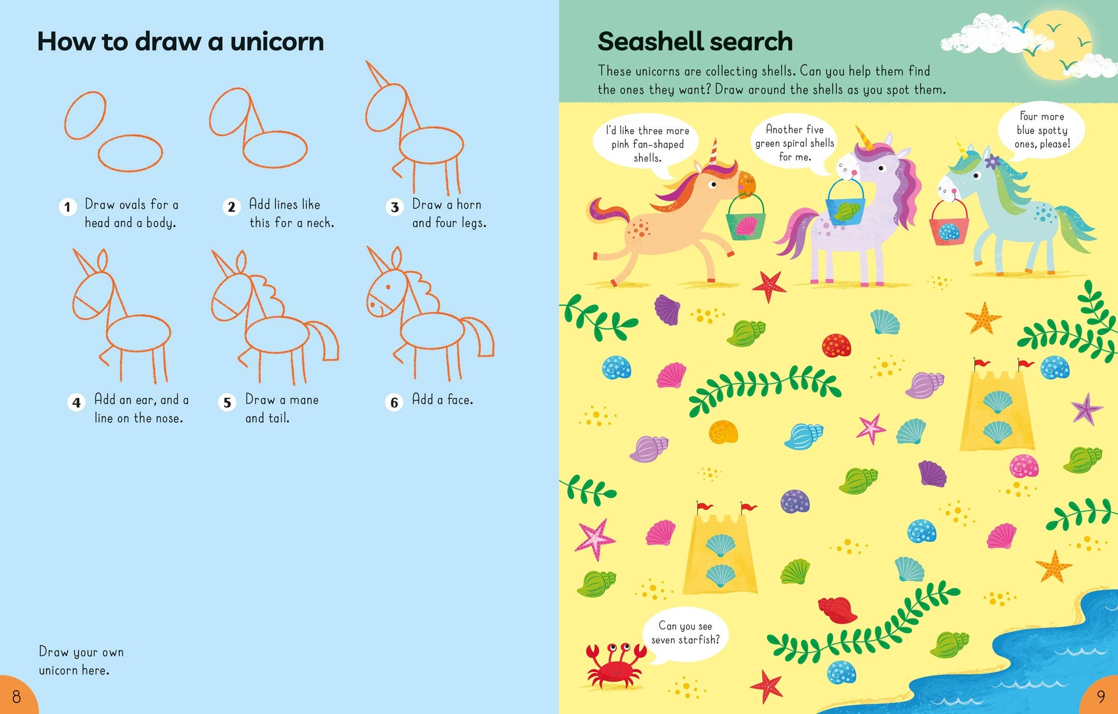 HarperCollins - Big Activity Book Unicorns: Usborne