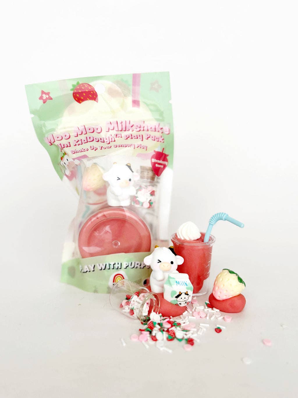 Moo Moo Milkshake Mini KidDough Play Pack