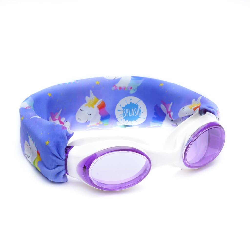 Splash Place Swim Goggles - Rainbow Unicorn Swim Goggles