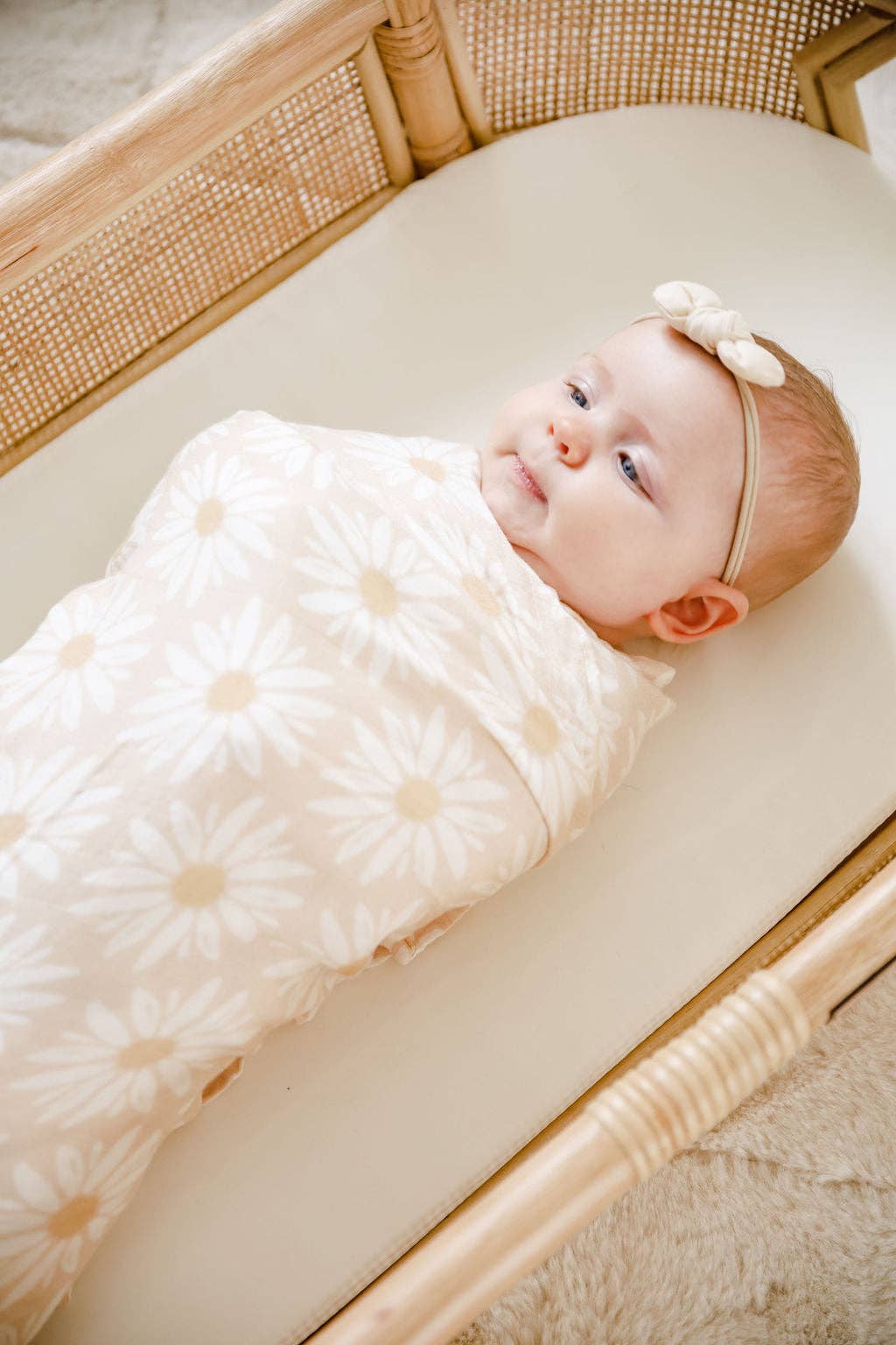 Cotton & Bamboo Swaddle - Fleur