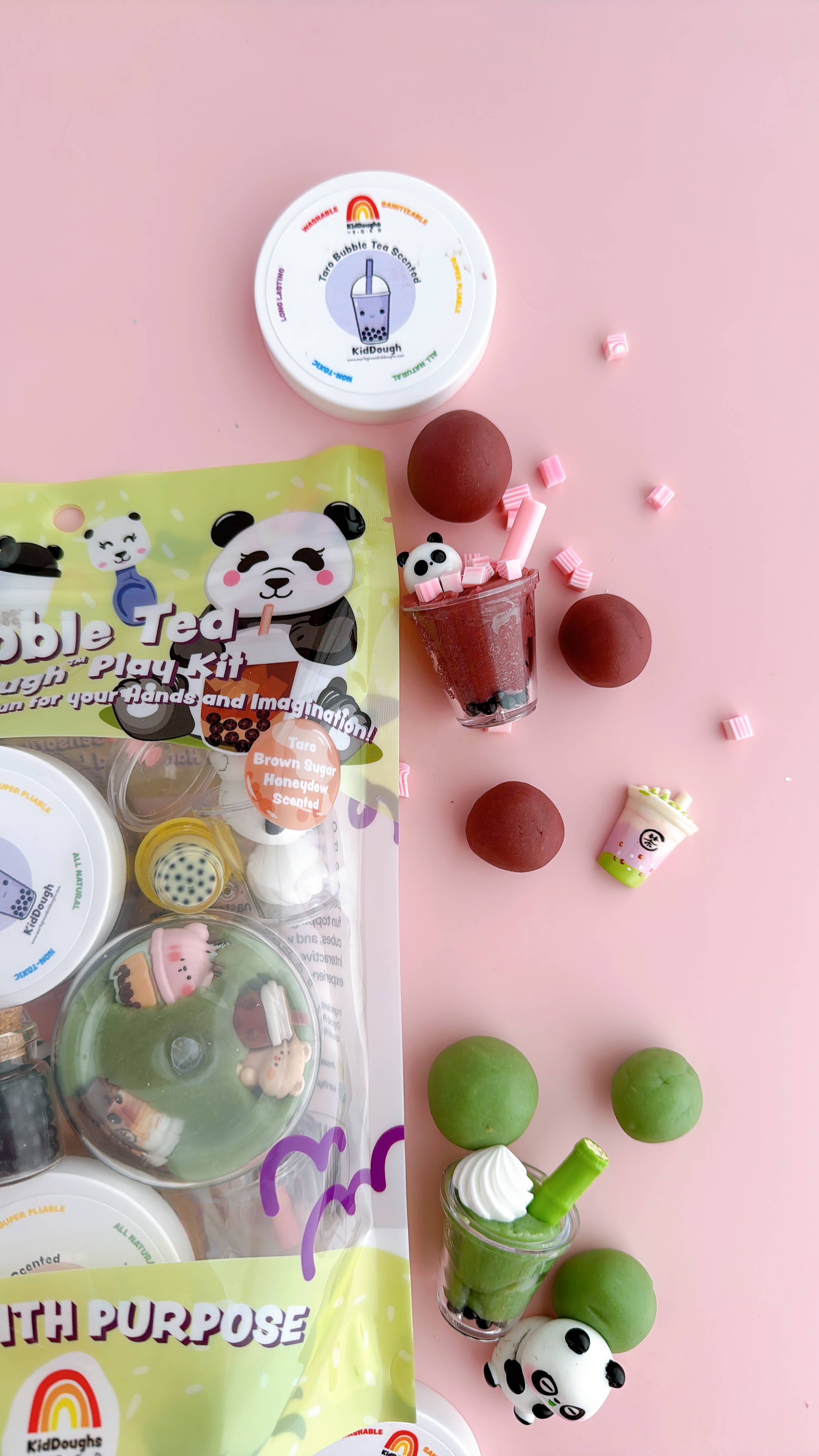 Bubble Tea KidDough Play Kit