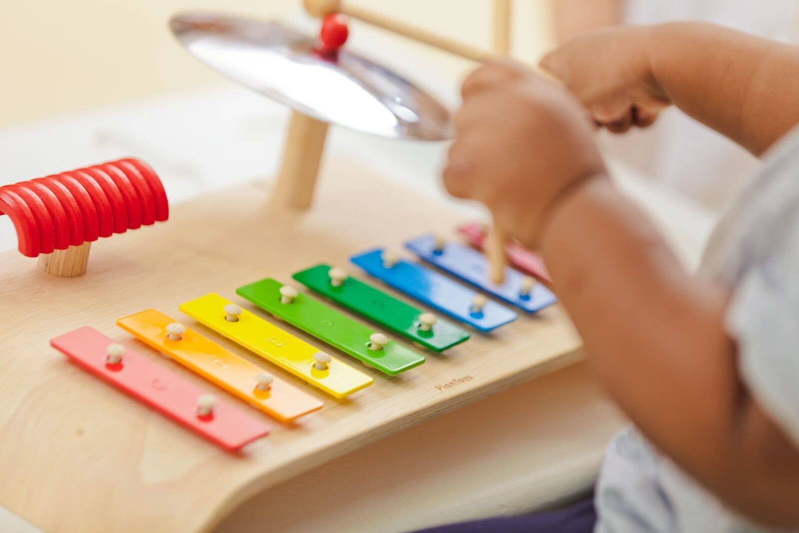 Kids' Musical Toy Set with Xylophone, Cymbal and Guiro