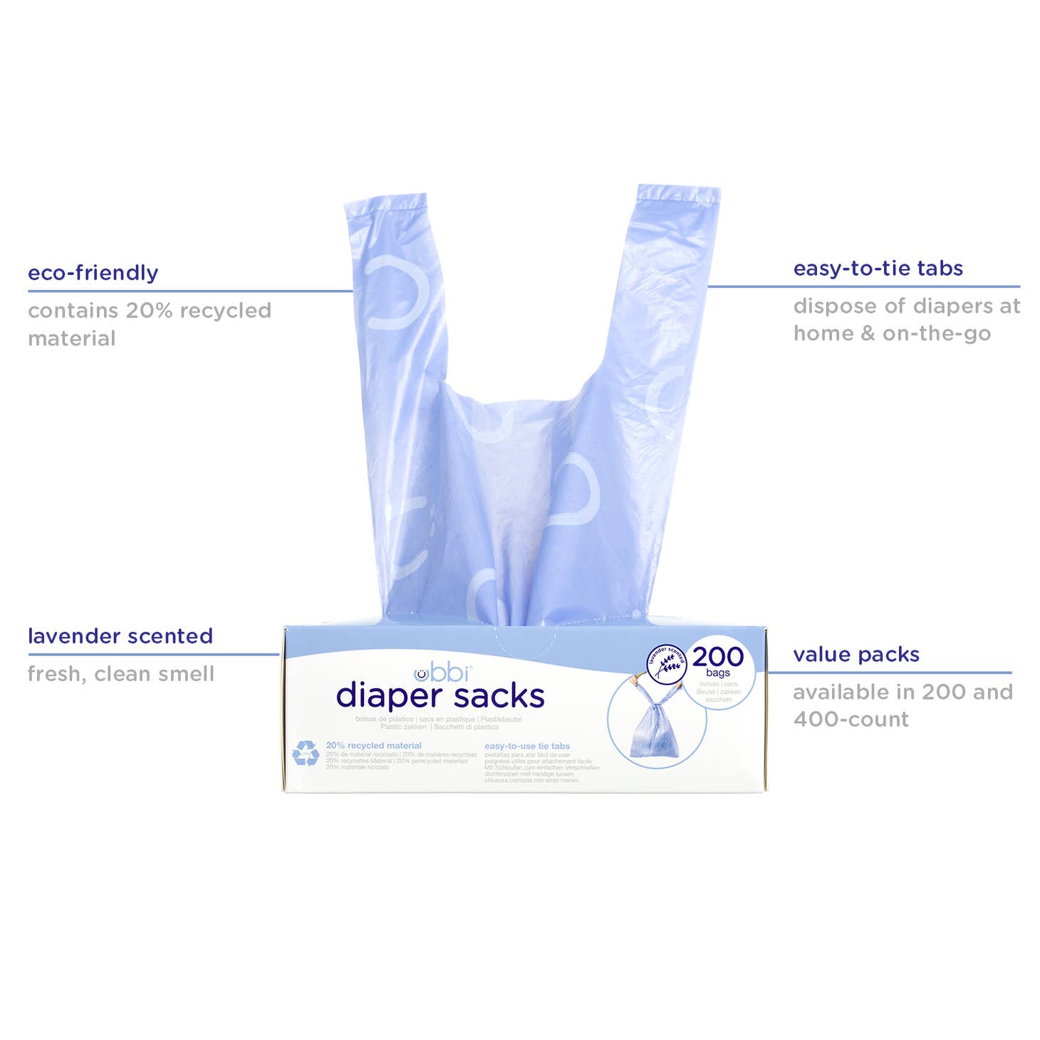 Sirona Sanitary and Diapers Disposal Bag (15 Bags) - Sanitary Disposal Bag