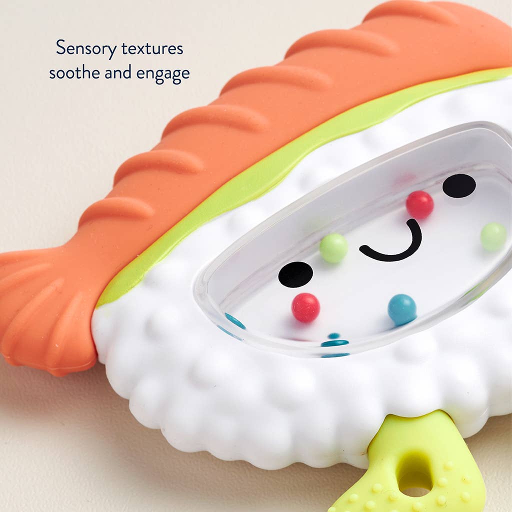 Sweetie Shake Plus™ - Teething + Rattle Toy: Croissant