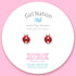 CLIP ON Cutie Earrings- Little Ladybug