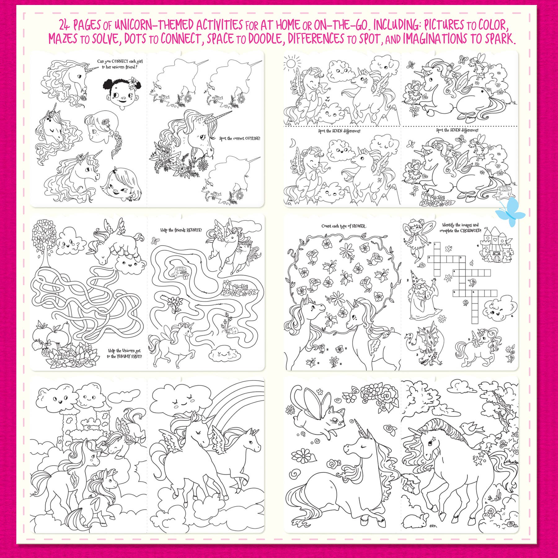 Little Book of Big Fun Activity Book | Unicorn Land