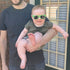 Roshambo Eyewear - Bright Green Sunglasses: Toddler (Ages 2-4) / Chrome Polarized Lens