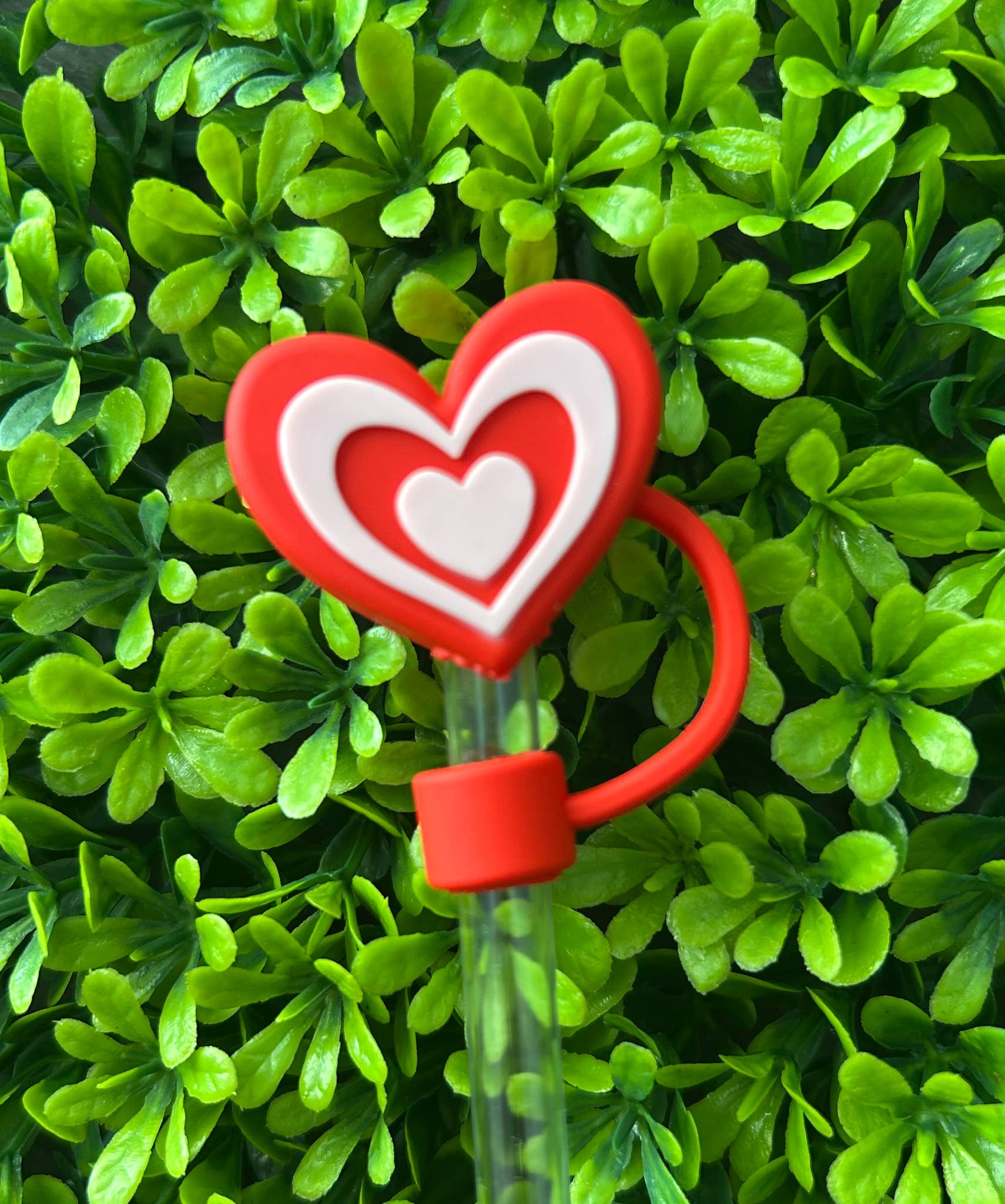 JILLIAN INK LLC - Valentine Love Heart Straw Topper
