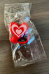JILLIAN INK LLC - Valentine Love Heart Straw Topper