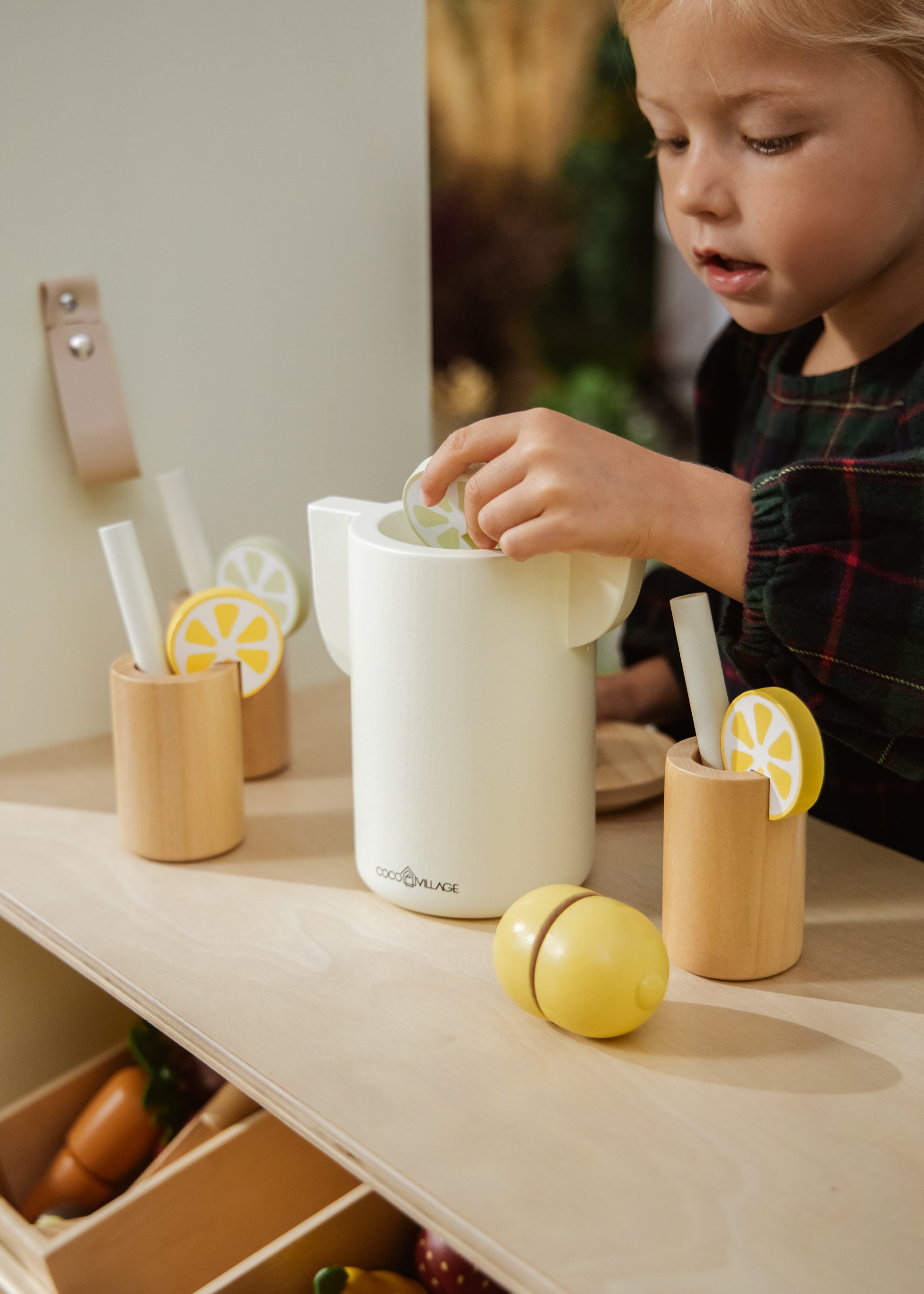 Coco Village Wooden Lemonade Playset and Accessories