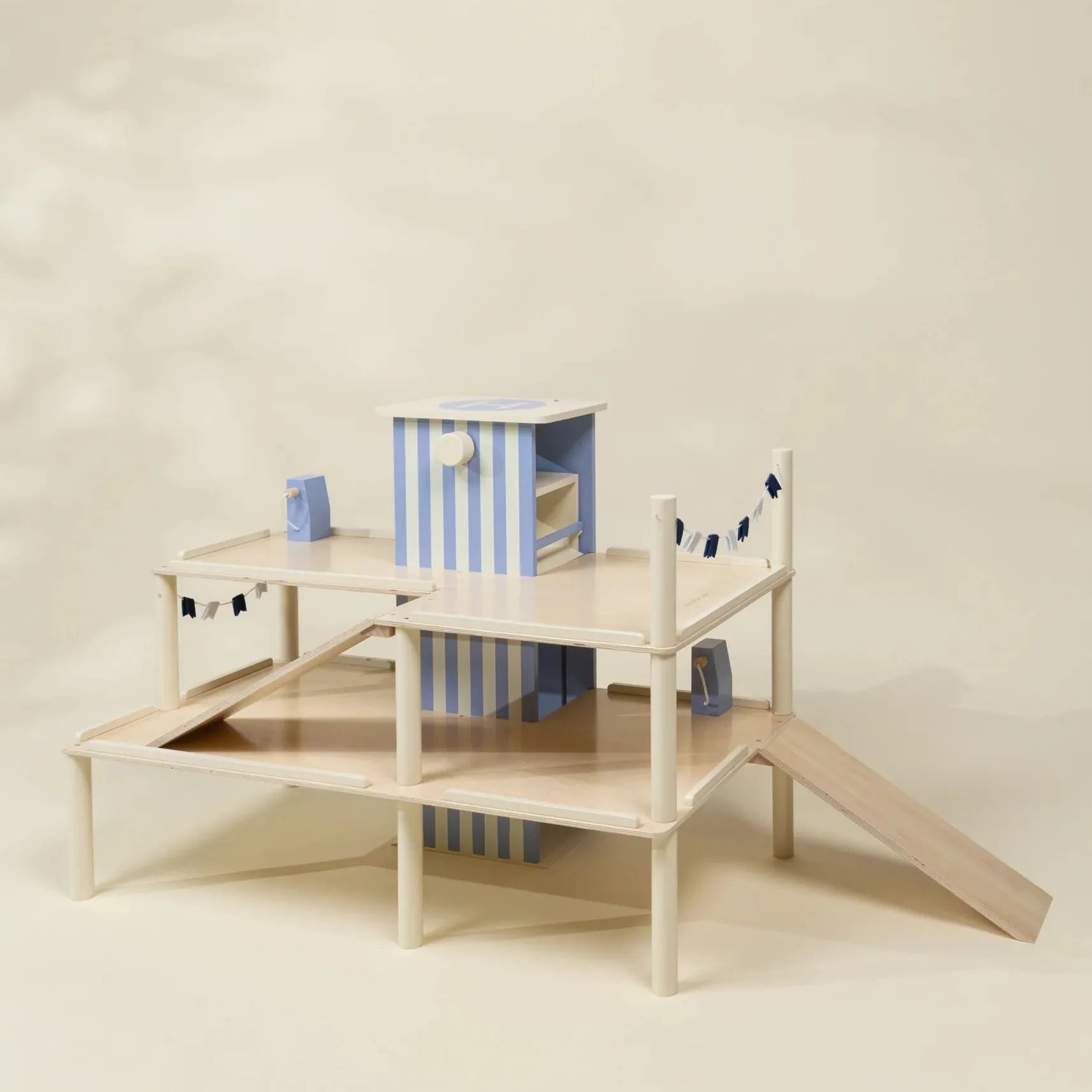 Coco Village Oversized Wooden Parking Garage Playset