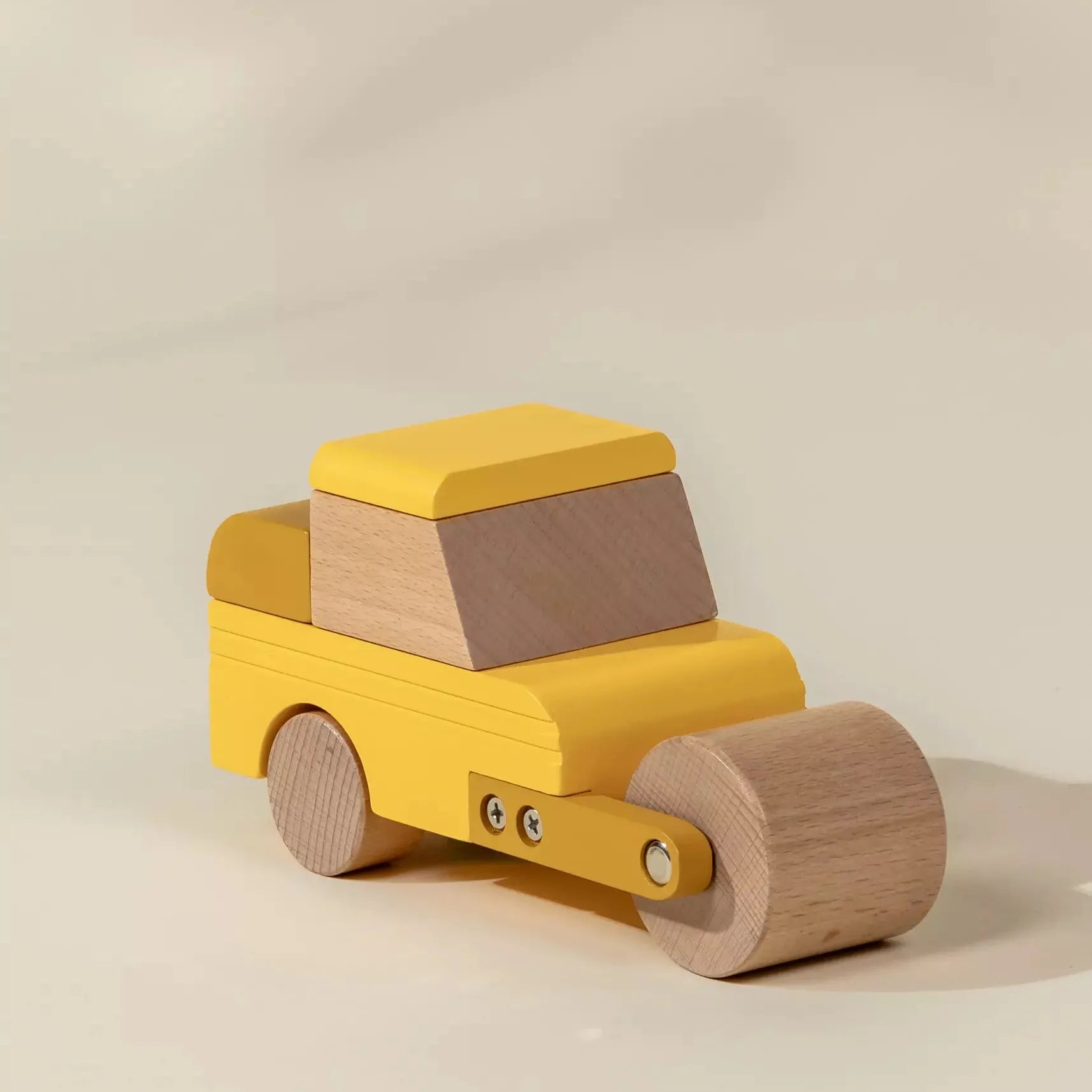 Coco Village Wooden Construction Vehicle - Compactor