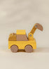 Coco Village Wooden Construction Vehicle - Excavator