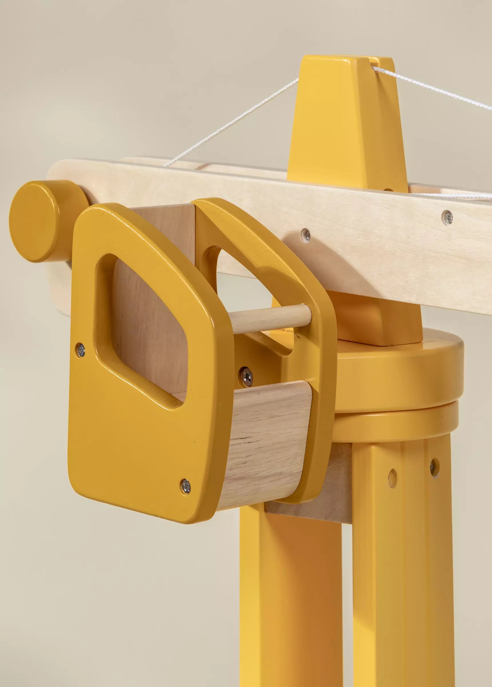 Coco Village Oversized Wooden Construction Crane