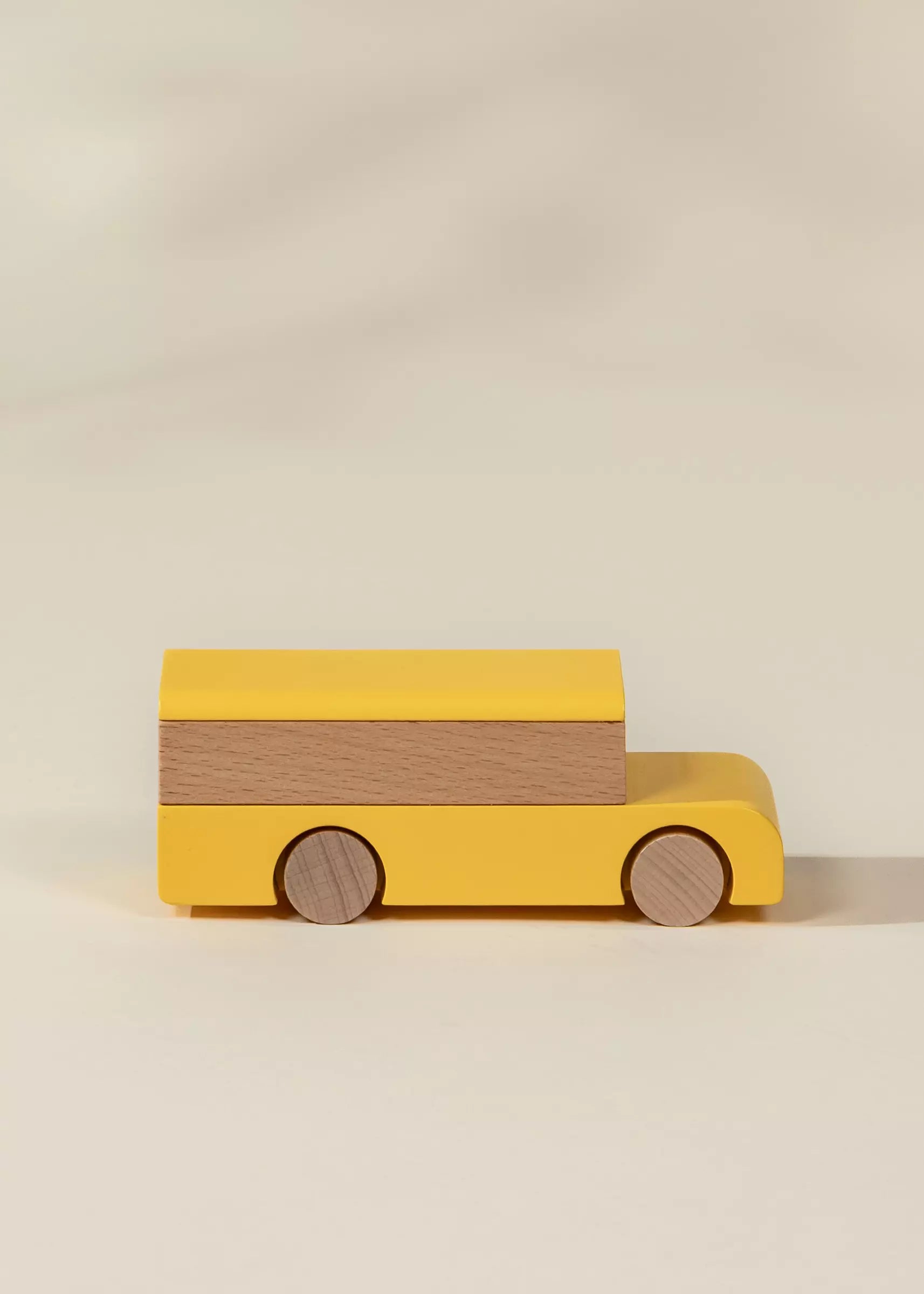 Coco Village Wooden Vehicle - School Bus