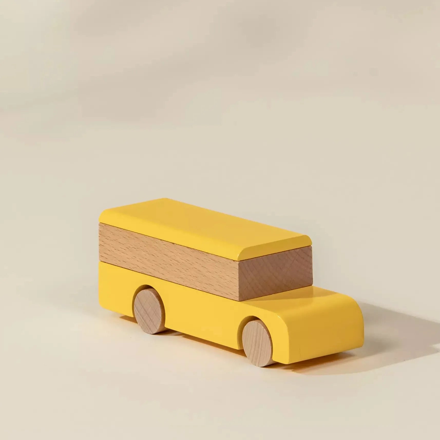 Coco Village Wooden Vehicle - School Bus