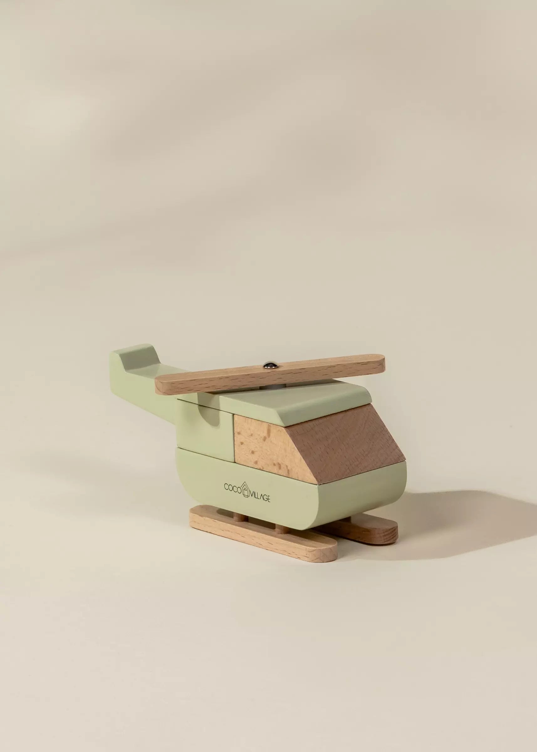 Coco Village Wooden Vehicle - Helicopter