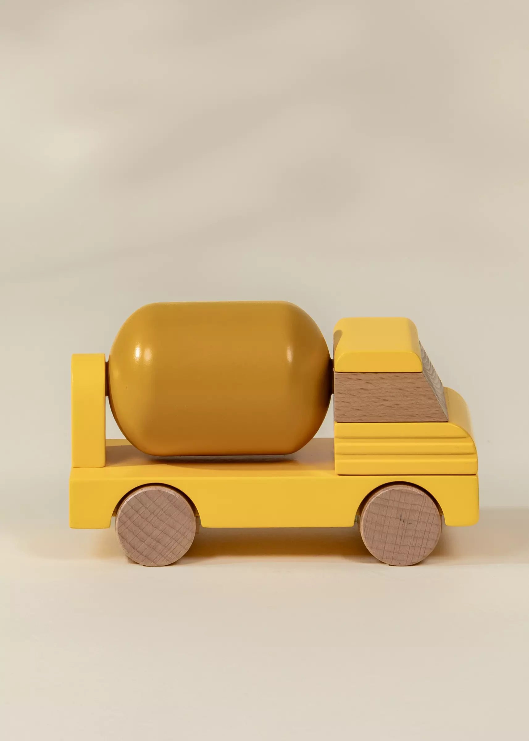 Coco Village Wooden Construction Vehicle - Cement Truck