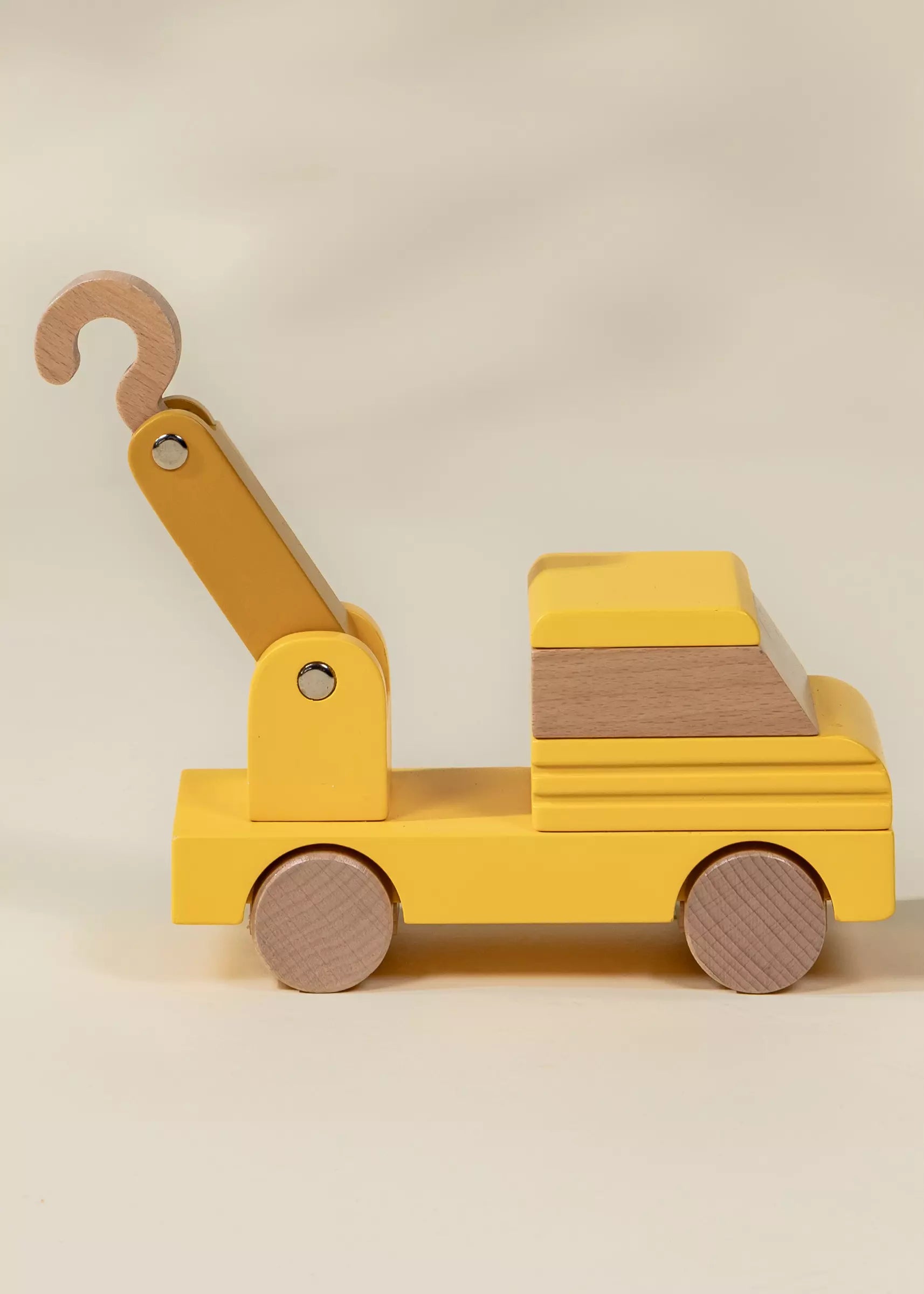 Coco Village Wooden Construction Vehicle - Tow Truck