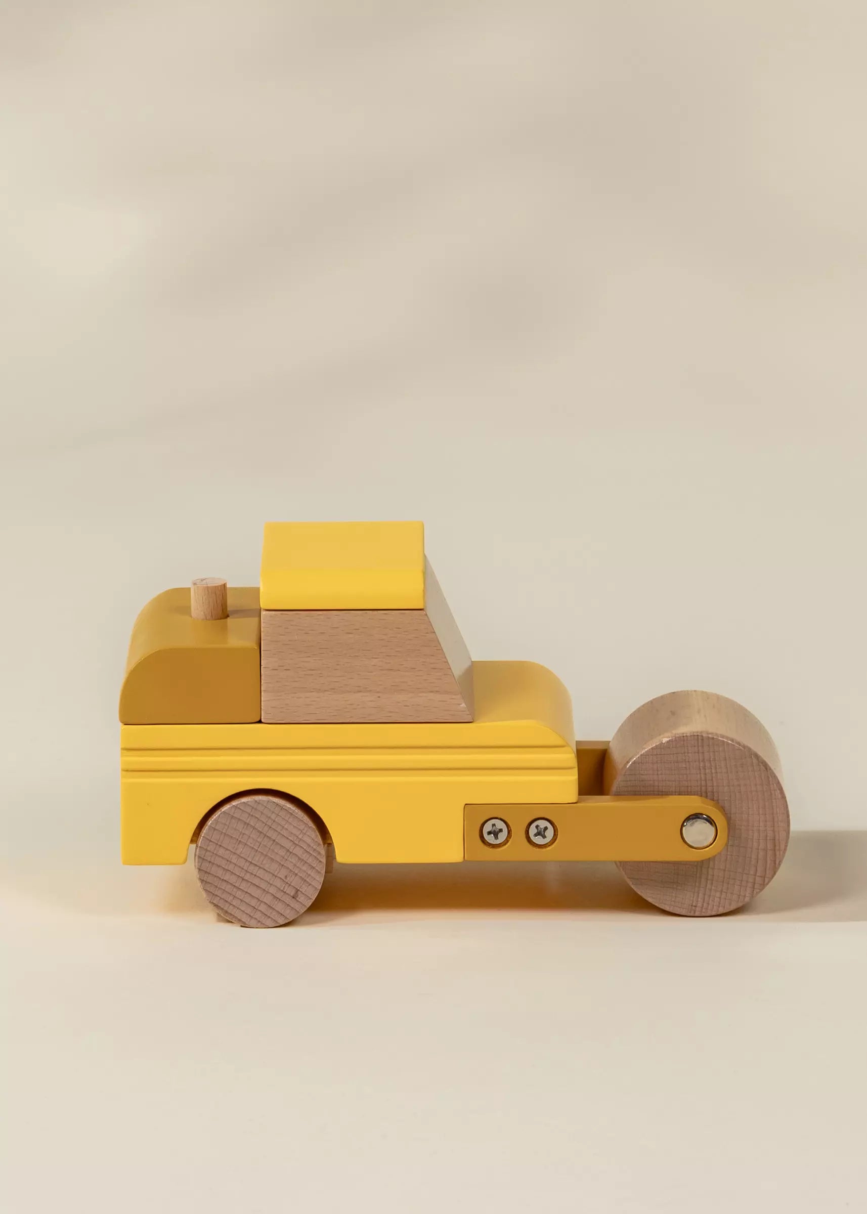 Coco Village Wooden Construction Vehicle - Compactor