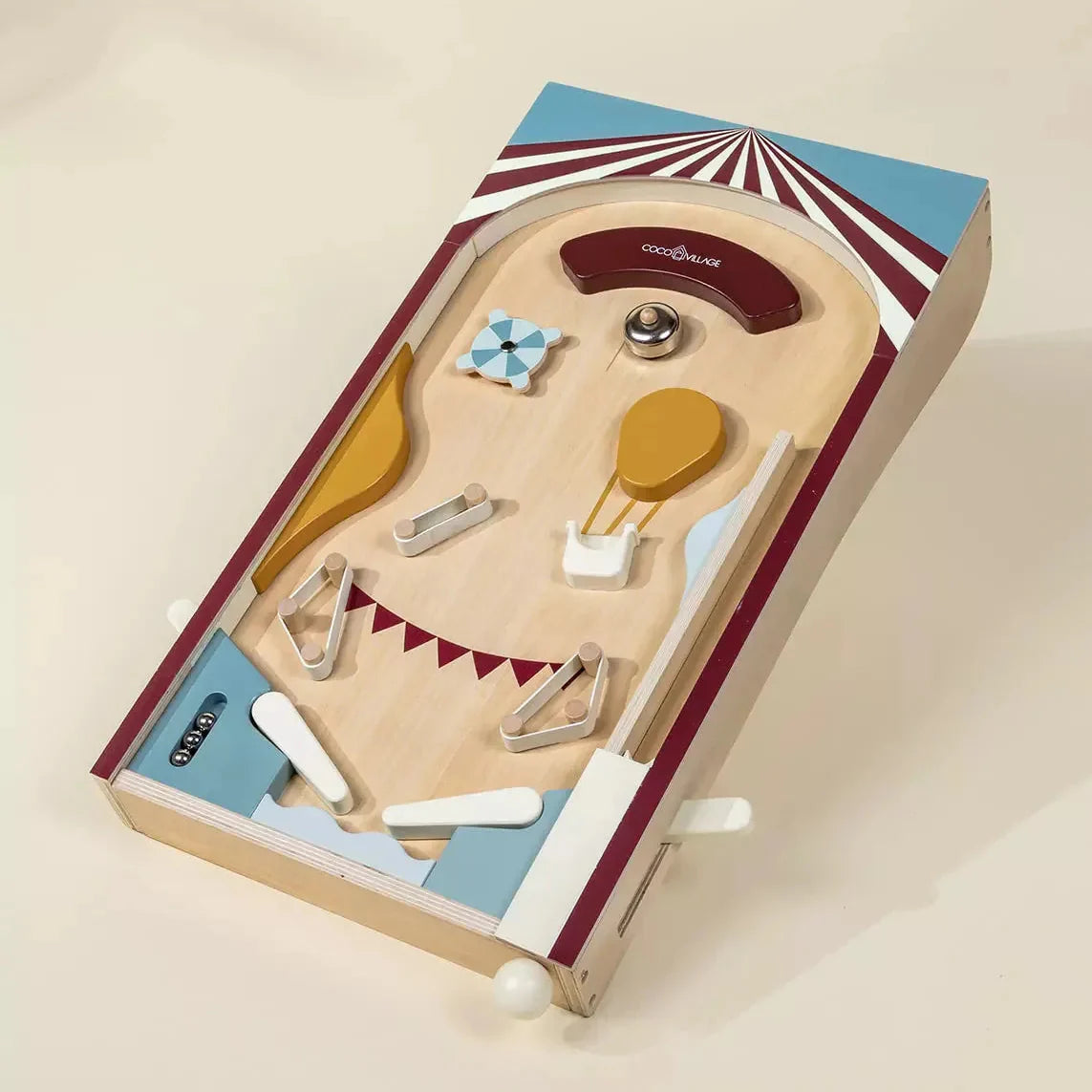 Coco Village Wooden Play Pinball Machine