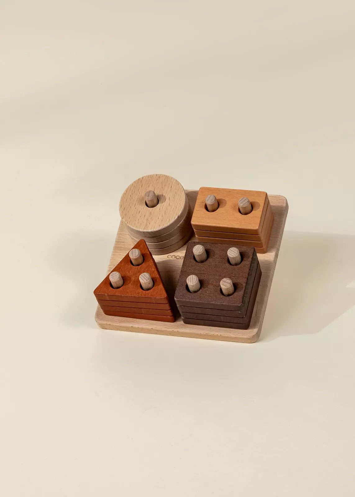 Coco Village Wooden Shapes Learning Set (16 pcs)