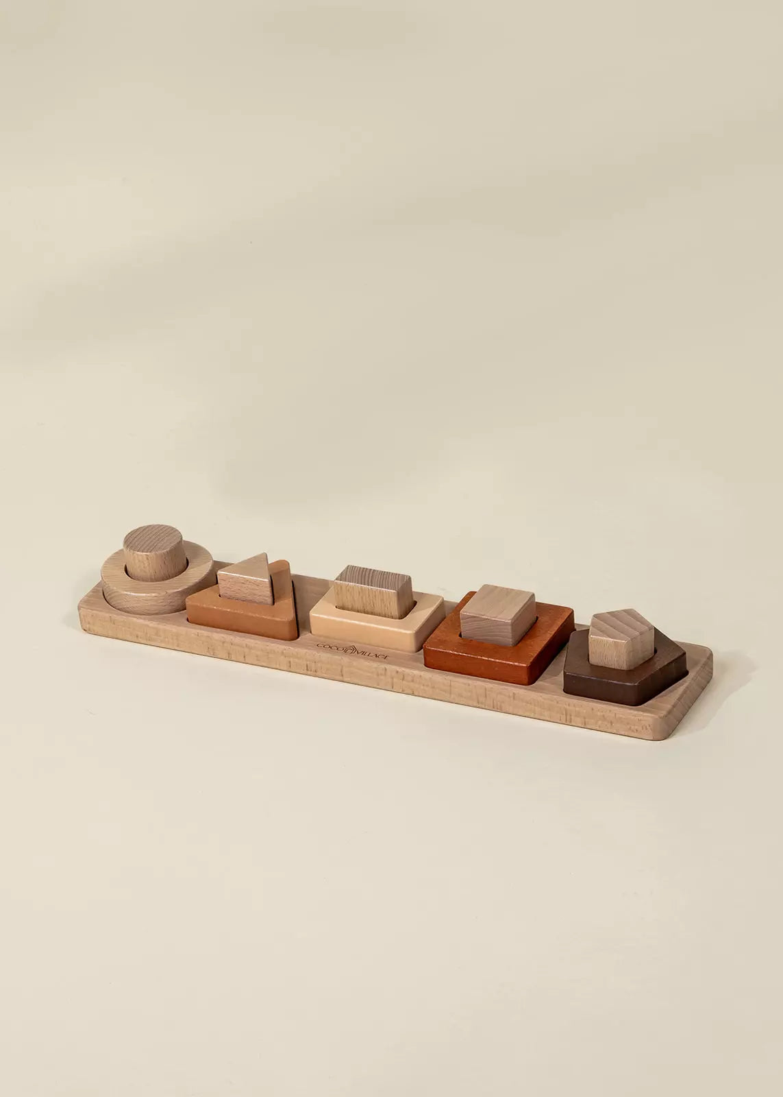 Coco Village Wooden Shapes Learning Set - 10 pcs