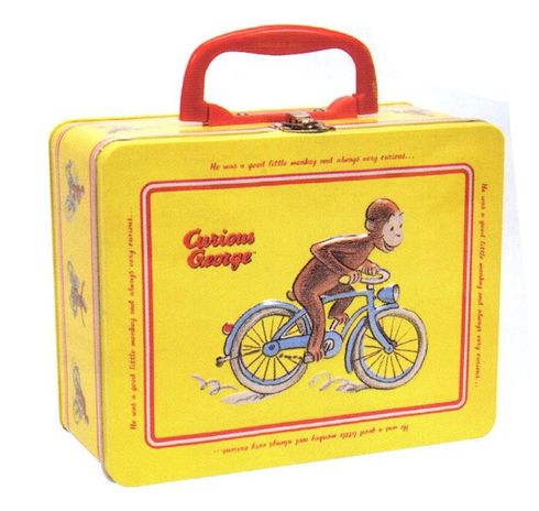 Curious George Tin Lunchbox – JadaBug's Kids Boutique