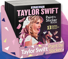 Taylor Swift Sticker Painting w/ Display