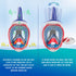 NEBIBO - Shark Snorkel Mask for Kids: Blue / XS