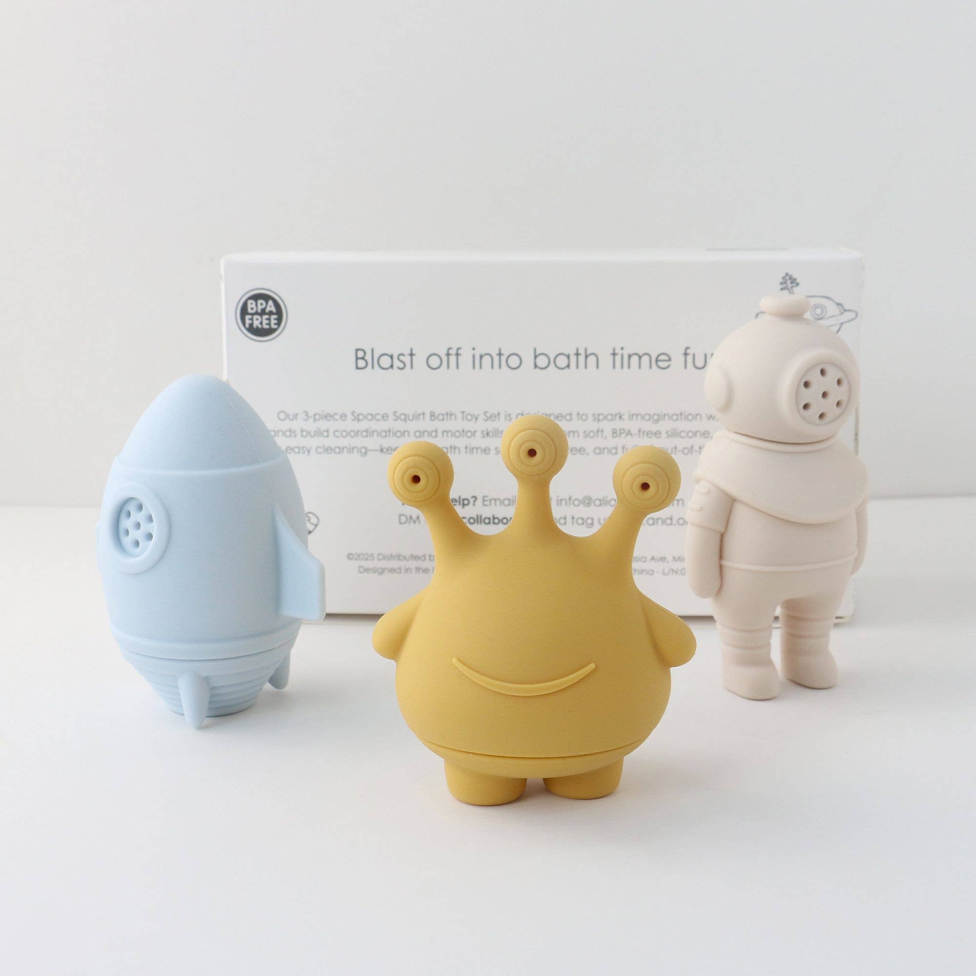 Ali+Oli - Ali+Oli (3 piece) Bath Toy Set (Space)