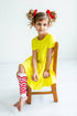 Mila & Rose - Yellow S/S Pocket Twirl Dress