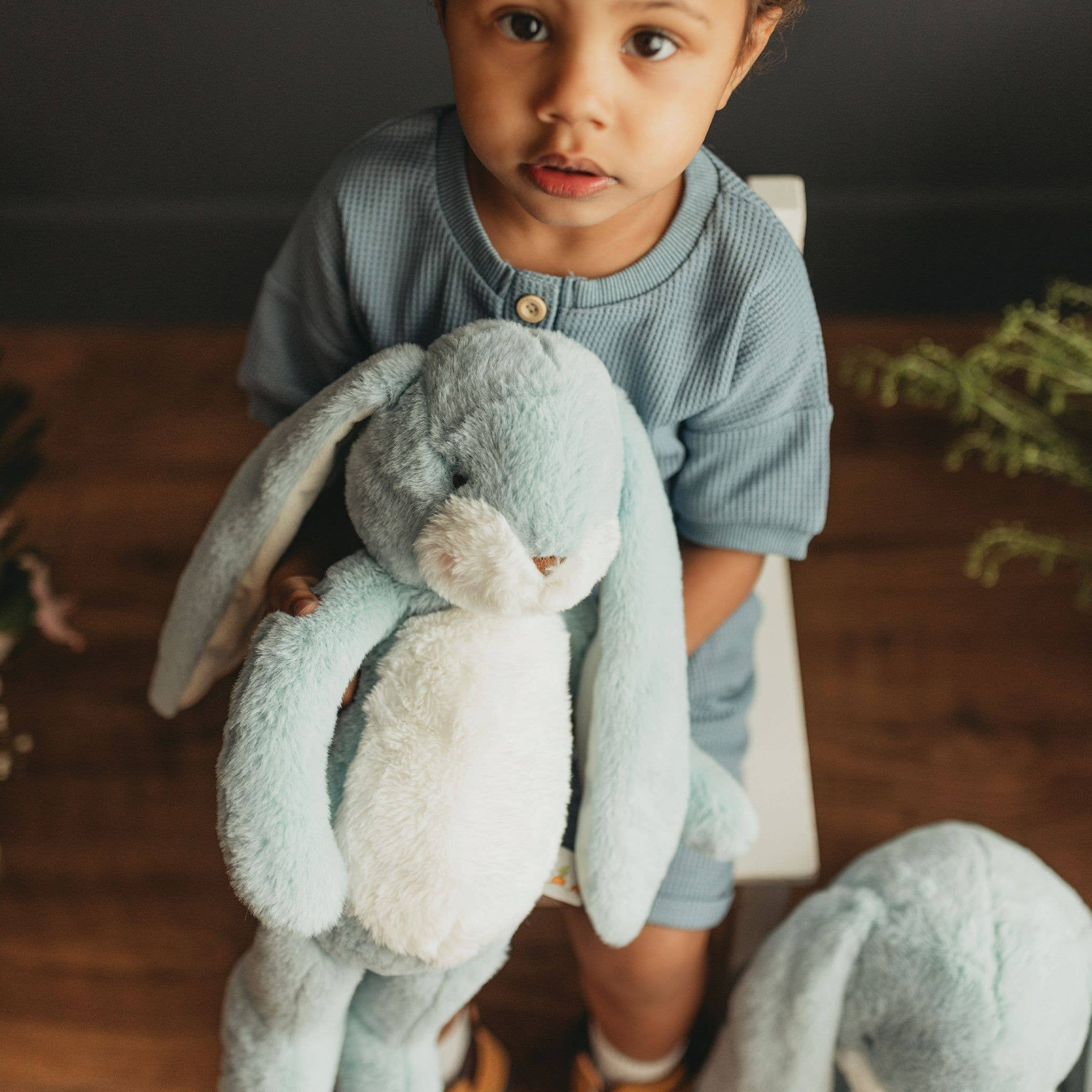Bunnies By the Bay - Little Nibble 12" Bunny- Maui Blue