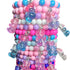 Gummy Bear Stretch Charm Bracelet with glass beads