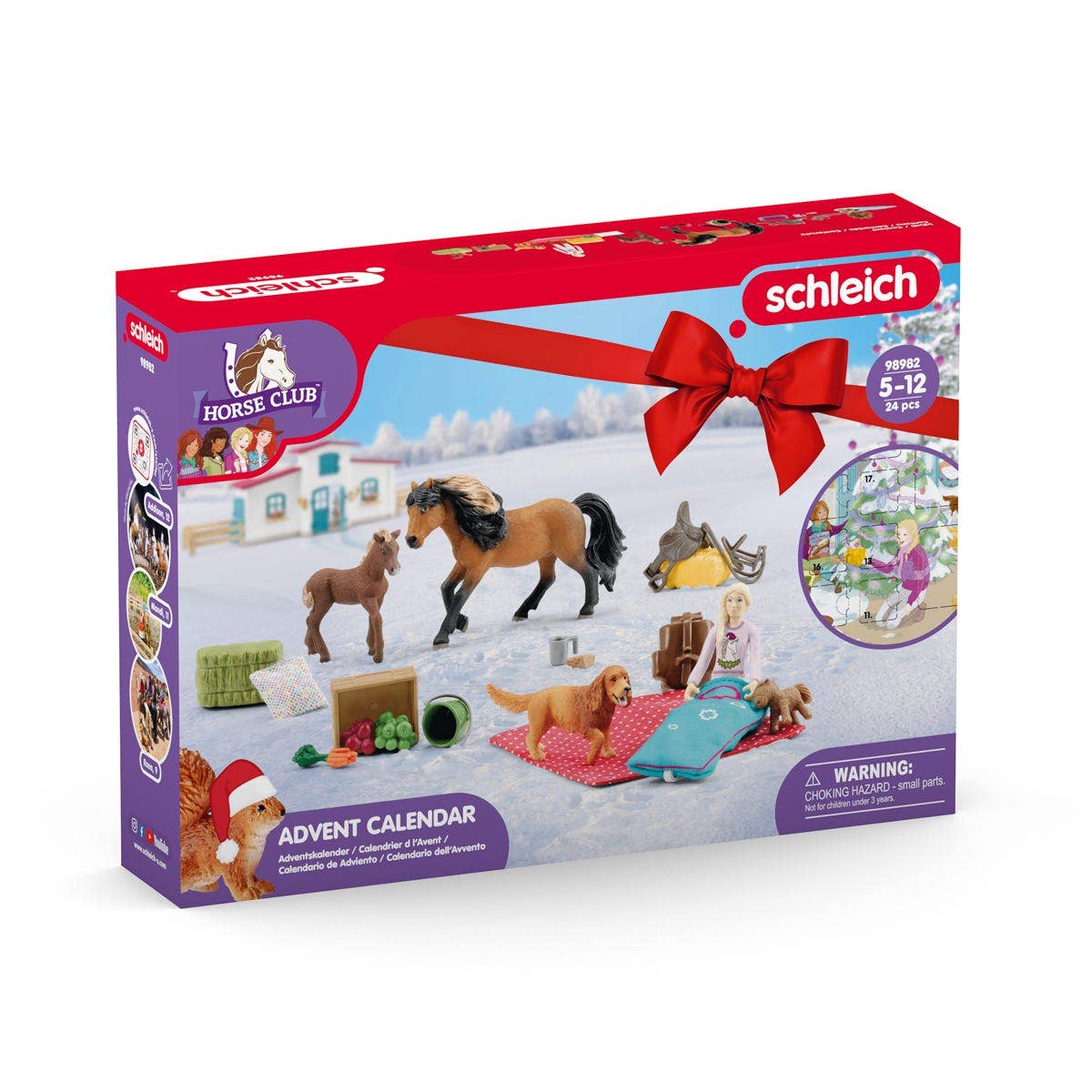 Advent Calendar with Rider and Toy Horse