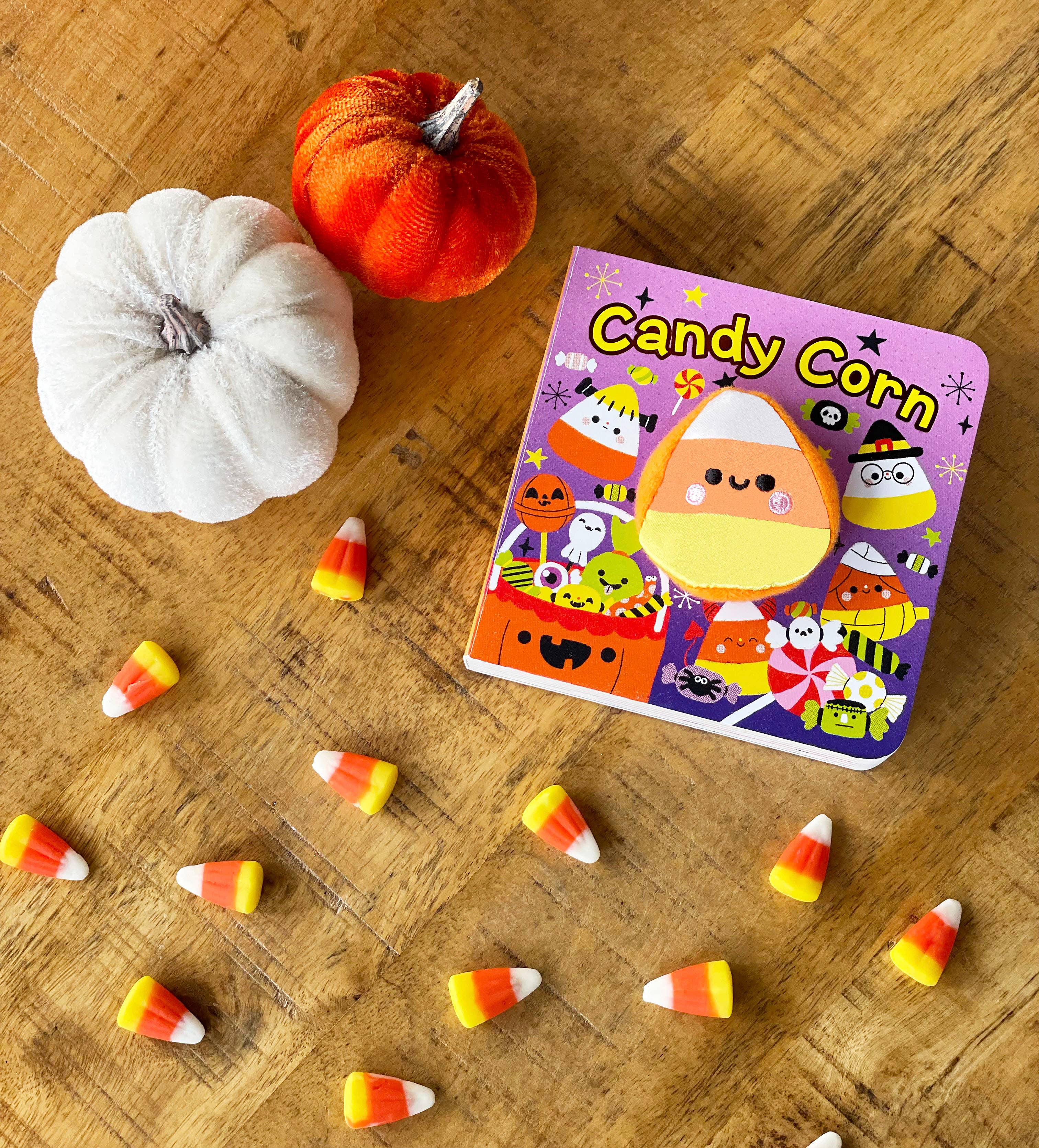 Candy Corn Halloween Finger Puppet Board Book