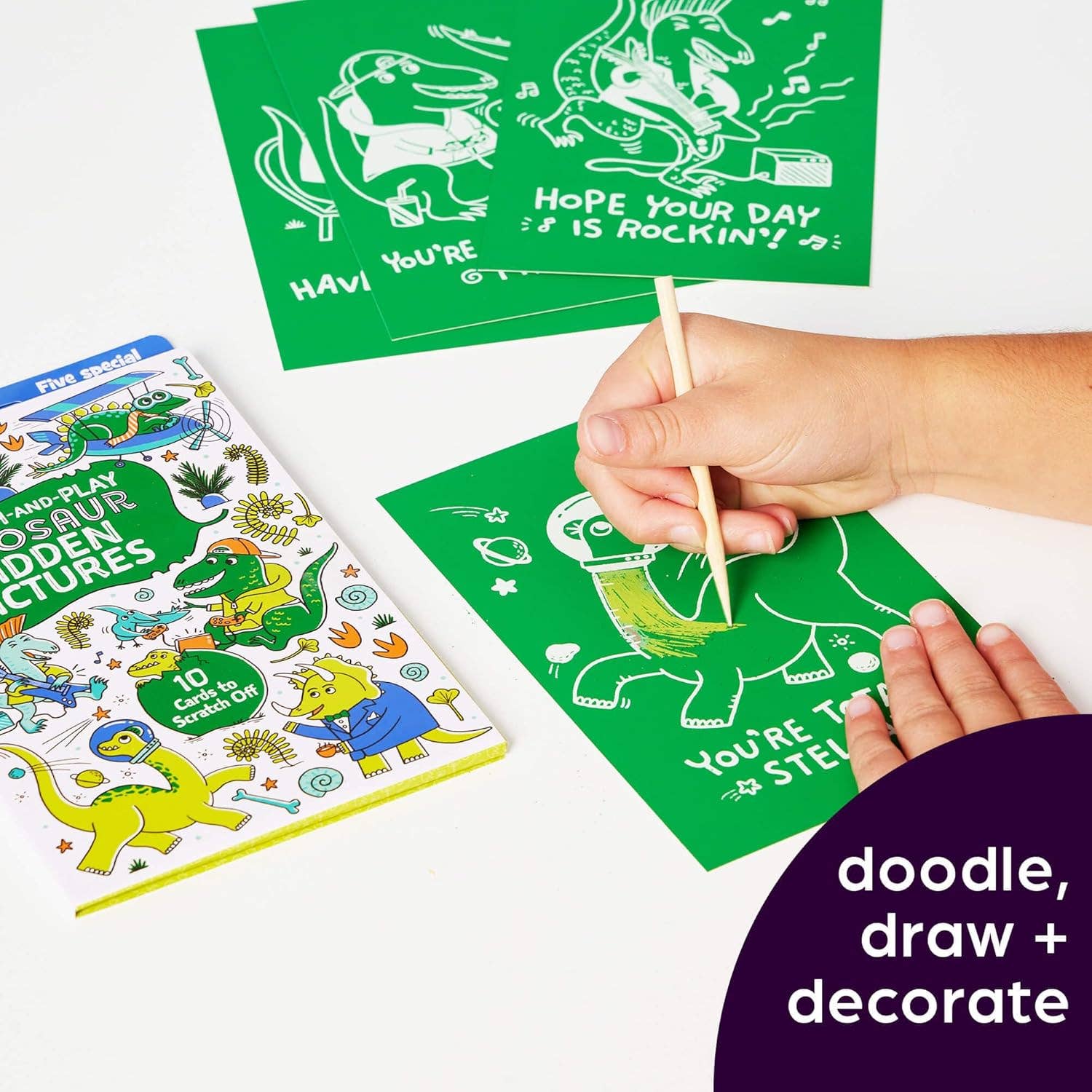 Highlights for Children - Scratch-and-Play Dinosaur Hidden Pictures