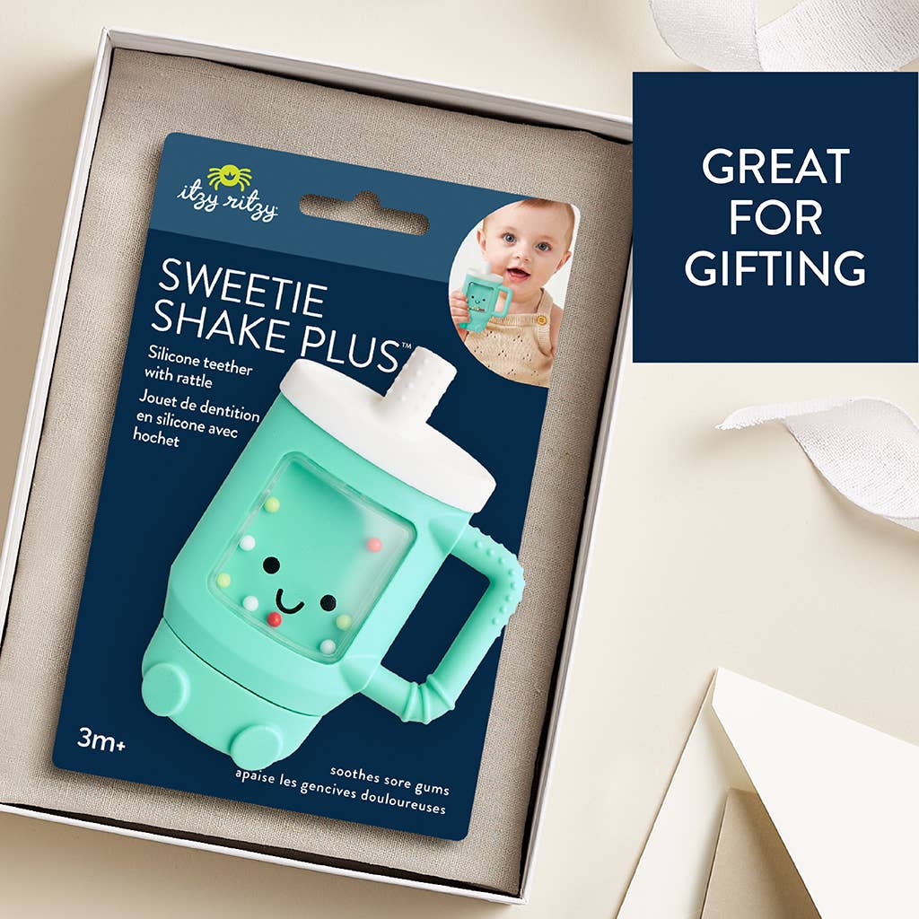 Sweetie Shake Plus™ - Teething + Rattle Toy: Tumbler