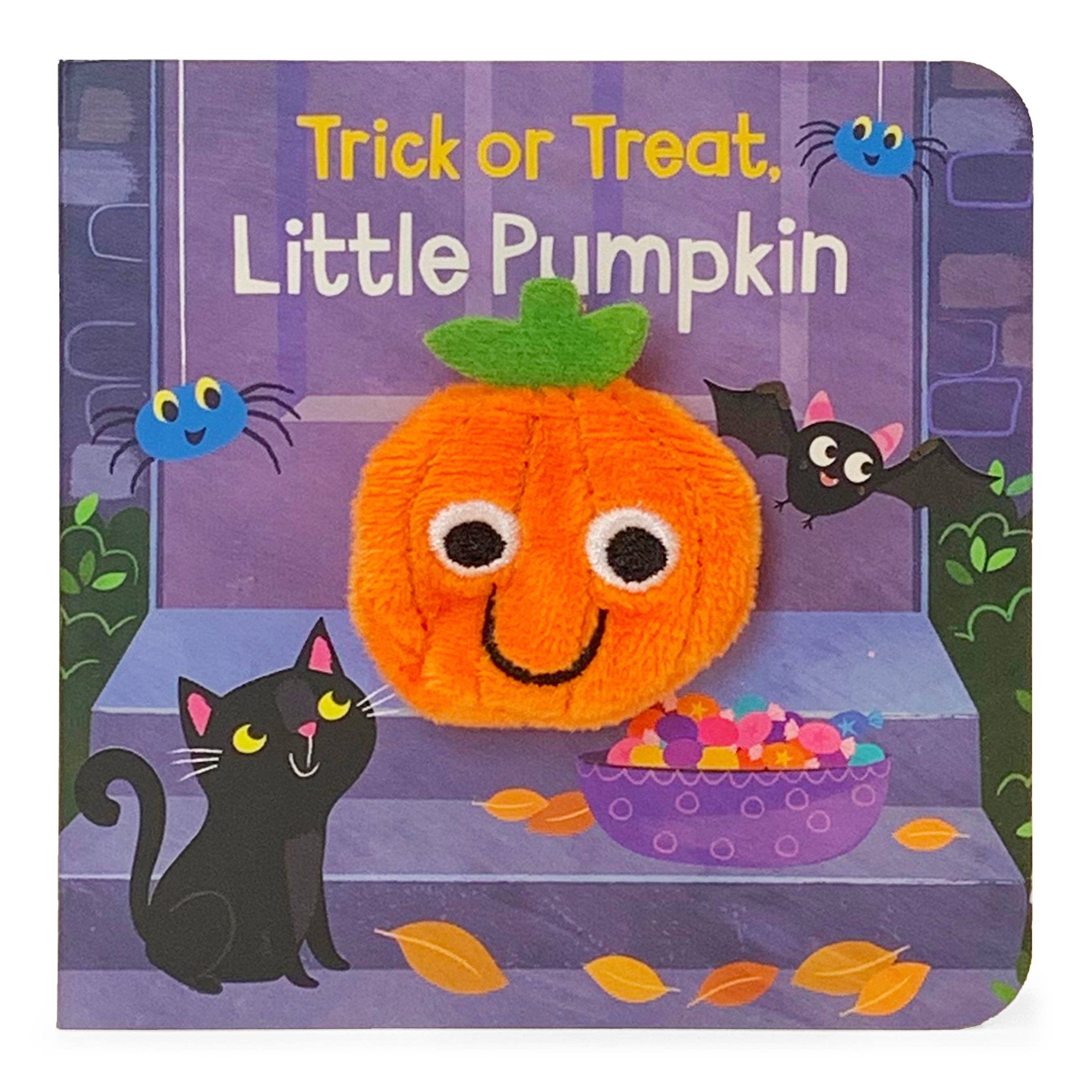 Trick Or Treat, Little Pumpkin Halloween Finger Puppet Book