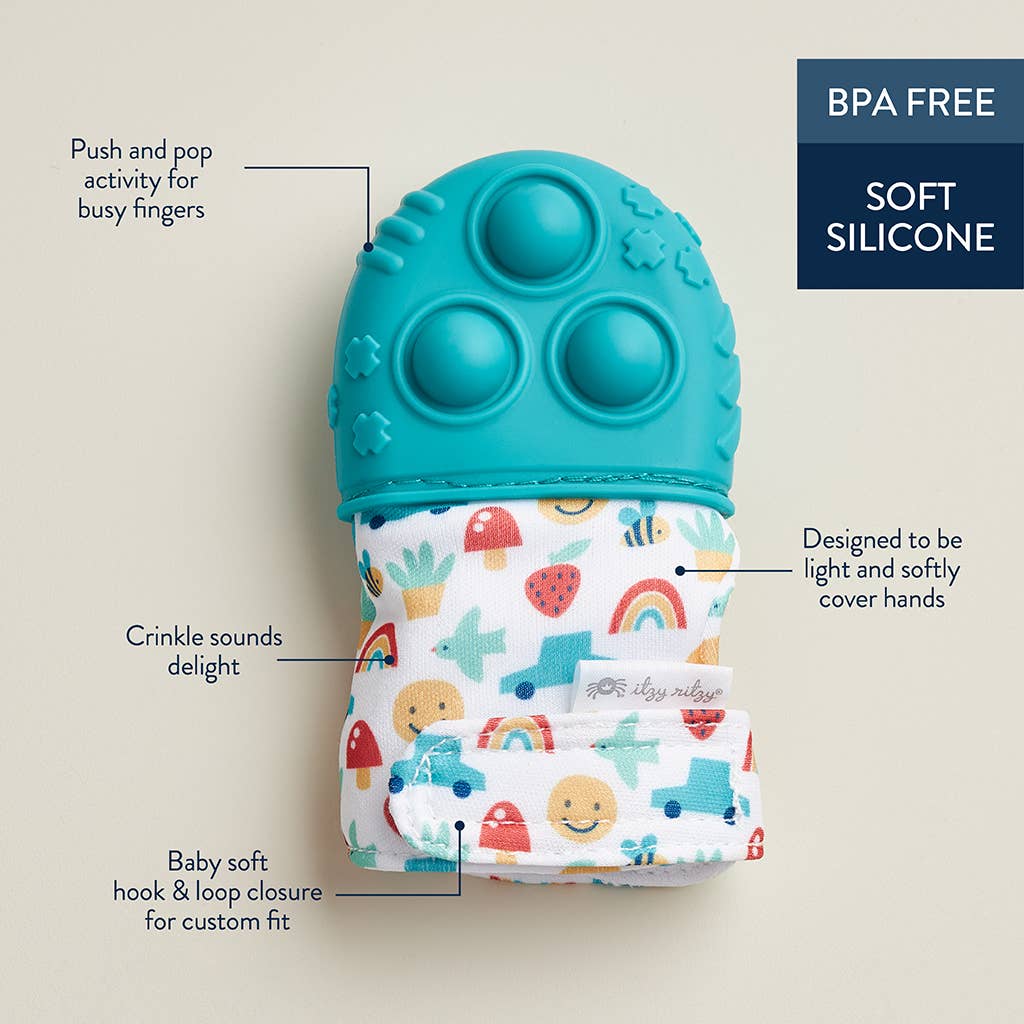 Itzy Ritzy - *NEW OPTION* Itzy Mitt Pop™: Strawberry