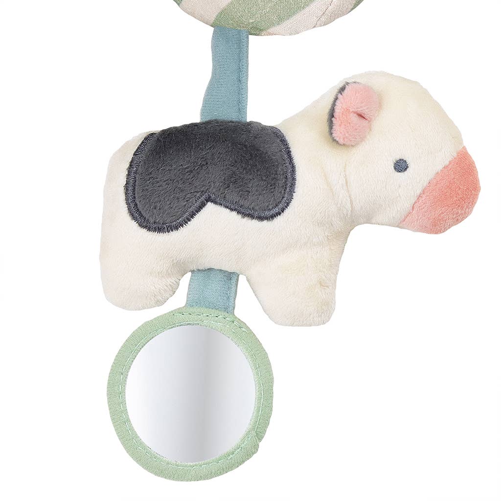 Spiral Car Seat Activity Toy: High Contrast