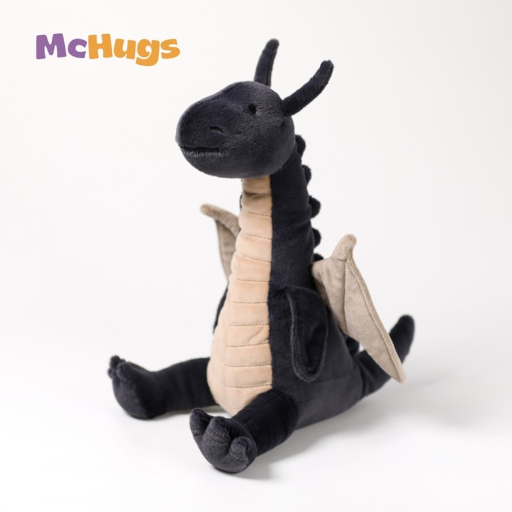 McHugs - McHugs Midnight Dragon Myth Series Stuffed Animal 30cm